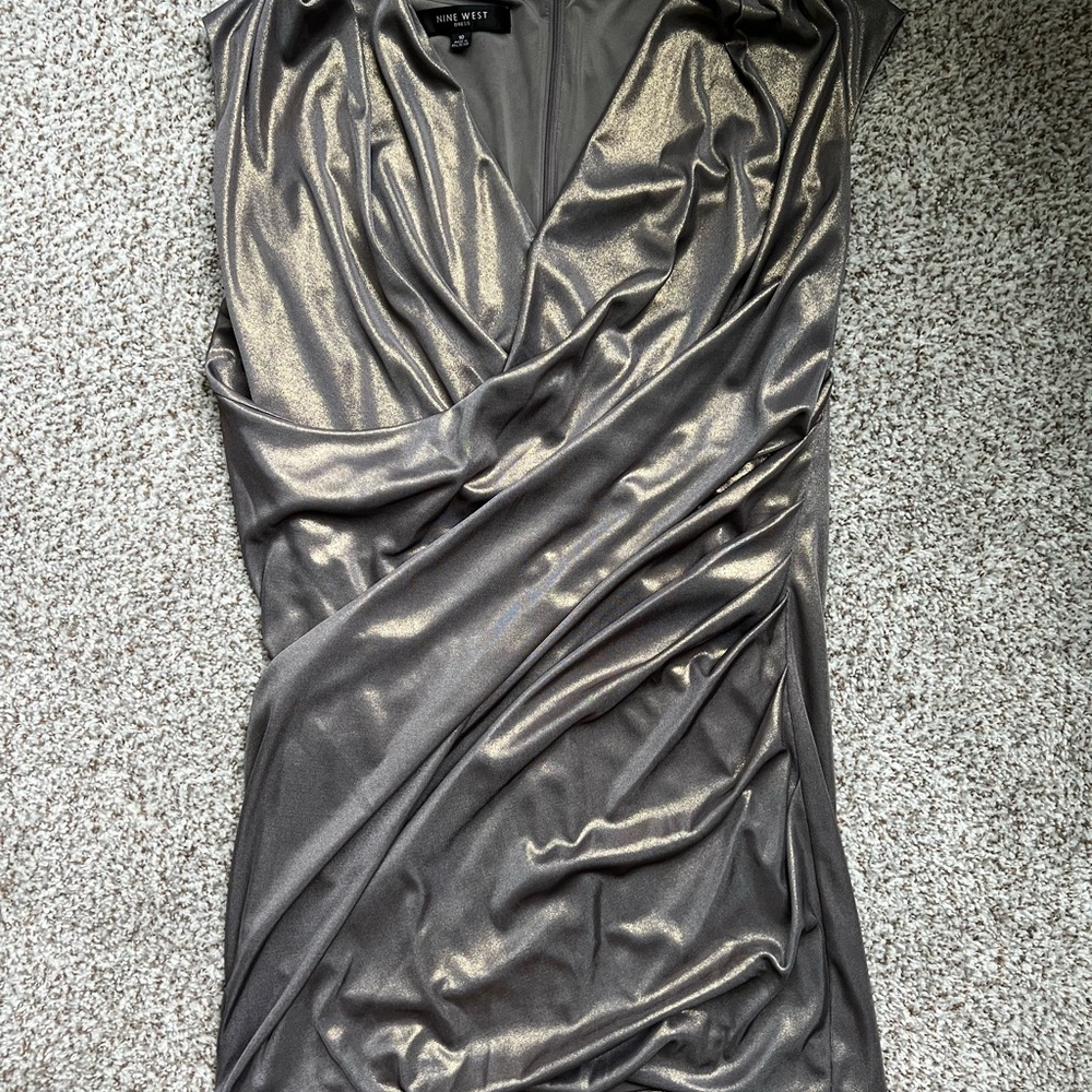 Elegant Metallic Dress